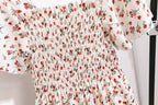 Floral Chiffon Midi Dress-HighTouch