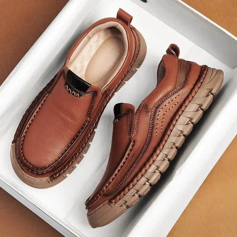Men's Jetta Leather Loafers – Orthopedic Cushioned Shoes