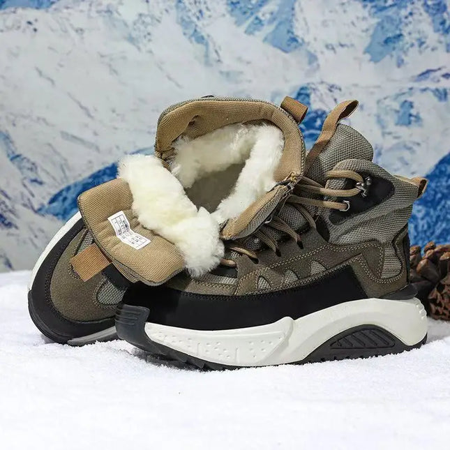 Thick-Sole Snow Boots Men UK