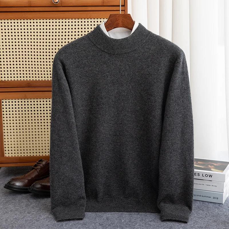 Men's Merino Wool Signature Sweater – Soft & Warm