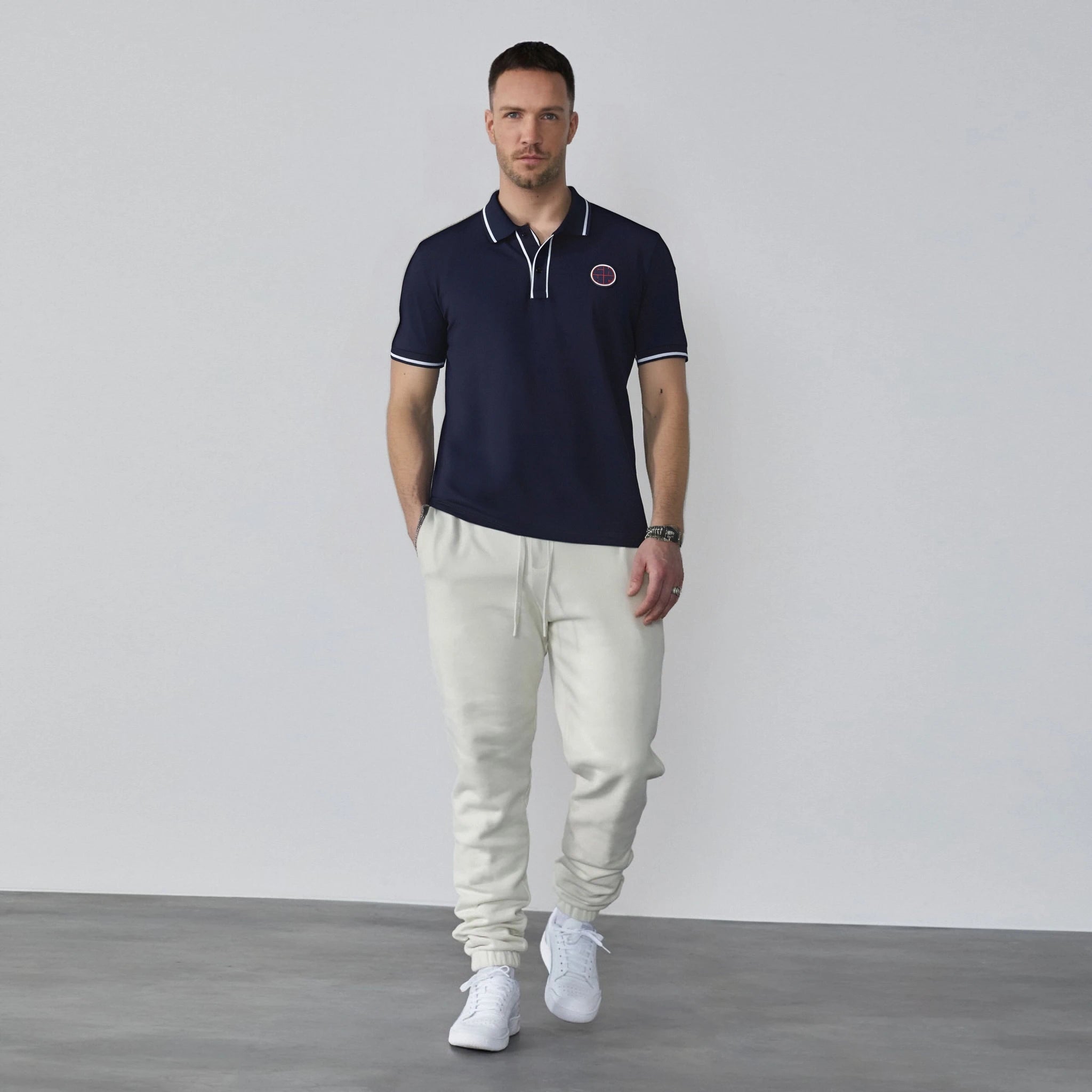 Heren poloshirt met korte mouwen