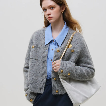 Wool Knit Vest Women