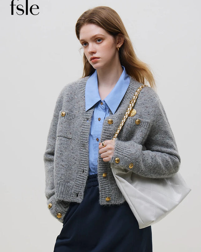 Wool Knit Vest Women