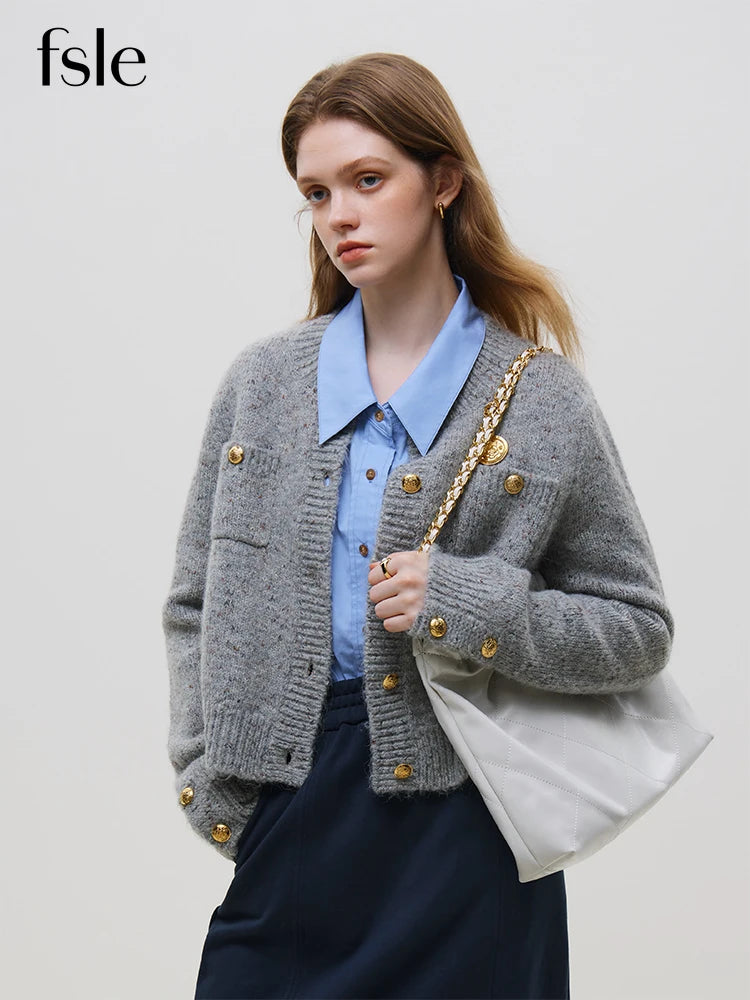 Wool Knit Vest Women