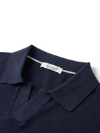 Summer Polo T-Shirts Men Tops Knit Short Sleeve-HighTouch