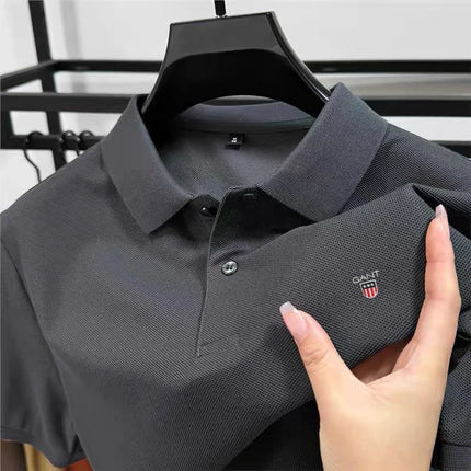 Premium 100% Cotton Men’s Polo – Embroidered, Golf-Ready & Breathable