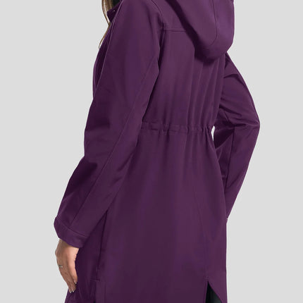 Waterproof Long Hooded Softshell Parka Women