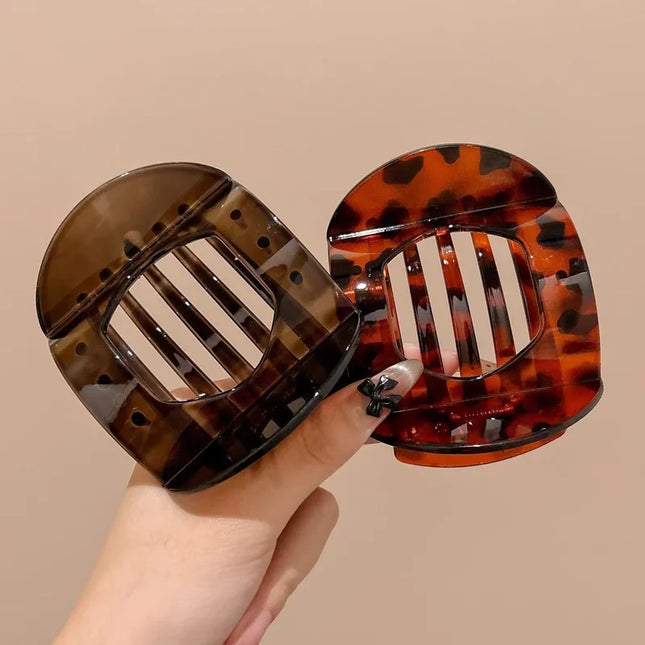 Korean Leopard Spoon Hair Clip