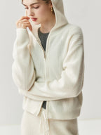 Cashmere Hooded Knit Set