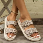 Luxury Designer Platform Beach Slippers – Comfortable Women's Summer Slides-HighTouch
