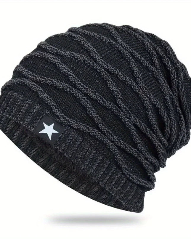 Fur-Lined Slouchy Winter Beanie Unisex