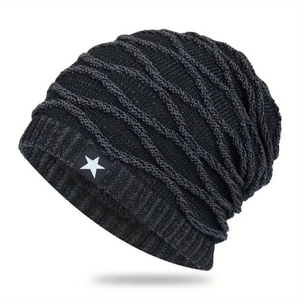 Fur-Lined Slouchy Winter Beanie Unisex-HighTouch