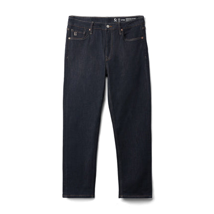 Heavyweight  Fadeless Denim Jeans Men – Regular Fit Autumn Brushed Liner