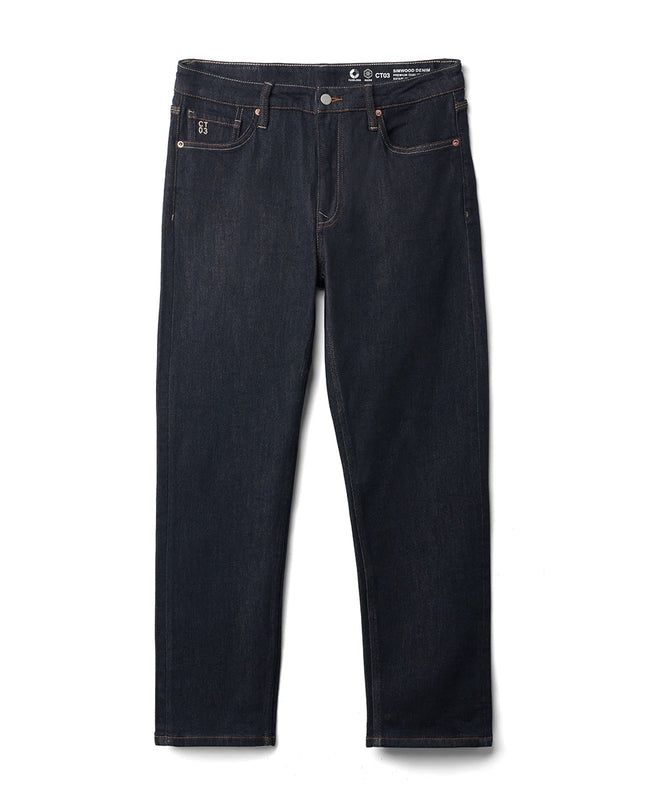 Heavyweight  Fadeless Denim Jeans Men – Regular Fit Autumn Brushed Liner