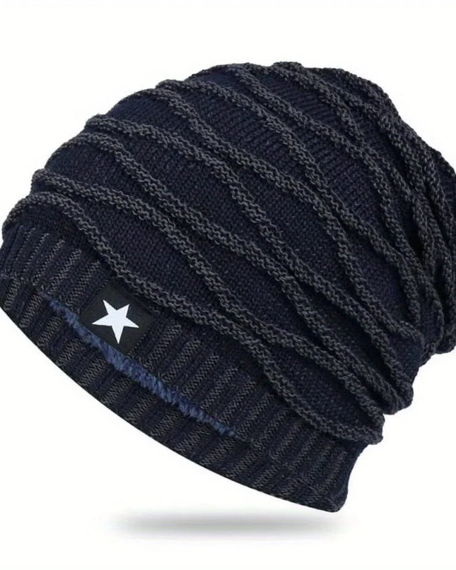 Fur-Lined Slouchy Winter Beanie Unisex