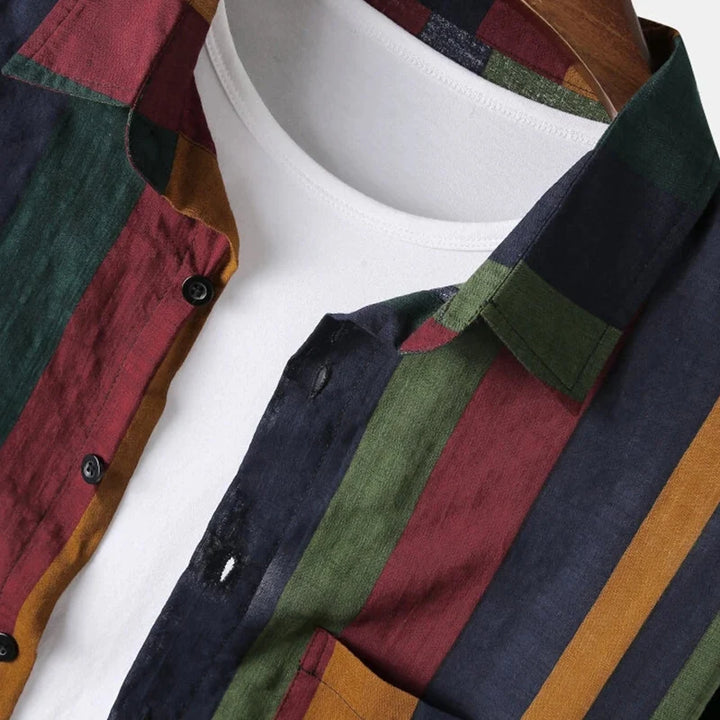 Loose Fit Long Sleeve Streetwear Shirt-HighTouch
