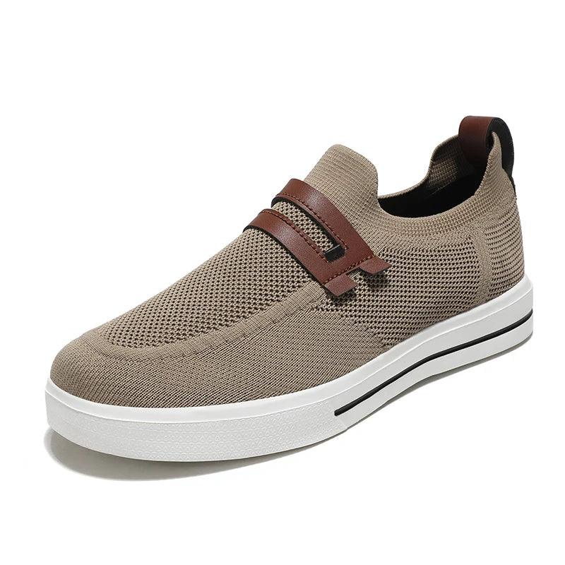 Men’s Breathable Mesh Slip-On Sneakers for Walking