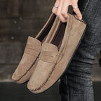 Luxury Suede Slip-On Loafers / Driving Shoes – Men’s Breathable Casual-HighTouch