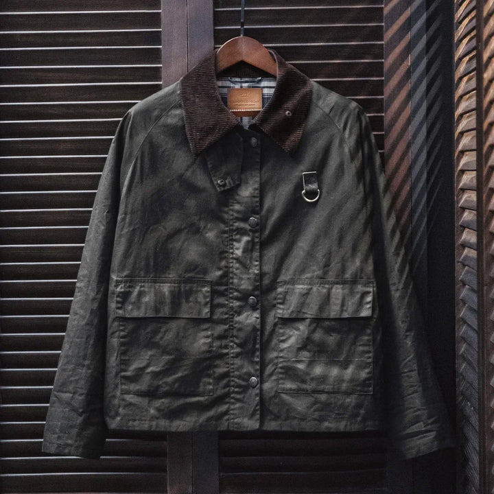 Waxed Spey Fishing Jacket Men-HighTouch