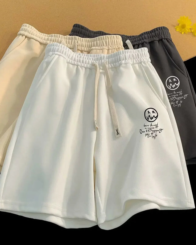 Oversized Wide-Leg Sports Shorts for Men – M to 8XL Lightweight & Trendy Fit