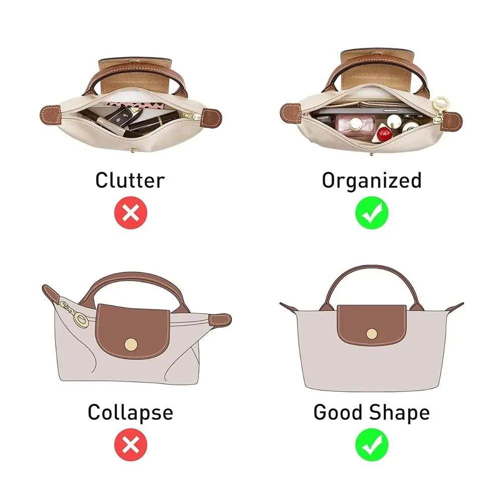 Felt Insert Liner for Longchamp Mini