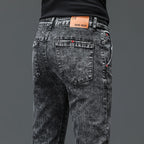 Men’s Slim Stretch Black & Dark Grey Jeans-HighTouch