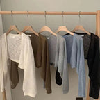 Lightweight Ice Polyster Sunscreen Cardigan for Women