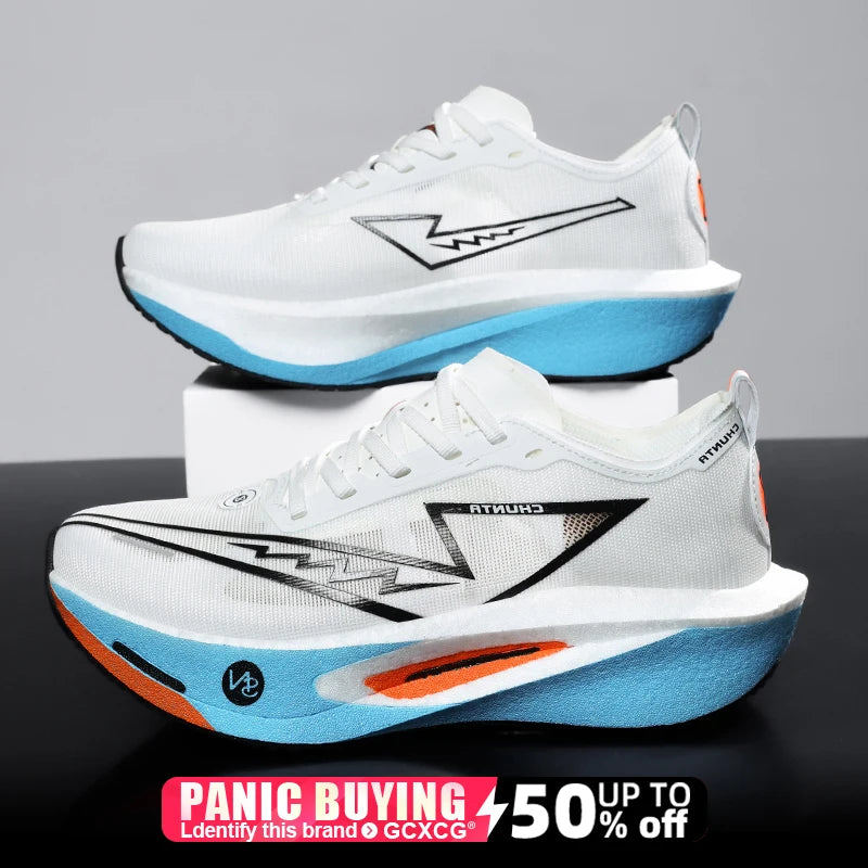 Carbon-Plate Air-Cushion Running Trainers Shoes-HighTouch