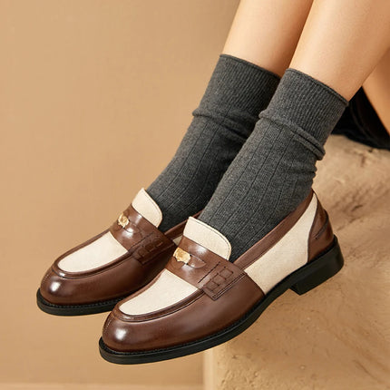 Cat Embroidered Ballet loafer for women
