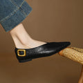 Genuine Horsehair & Leather Women’s Pointed Toe Flats