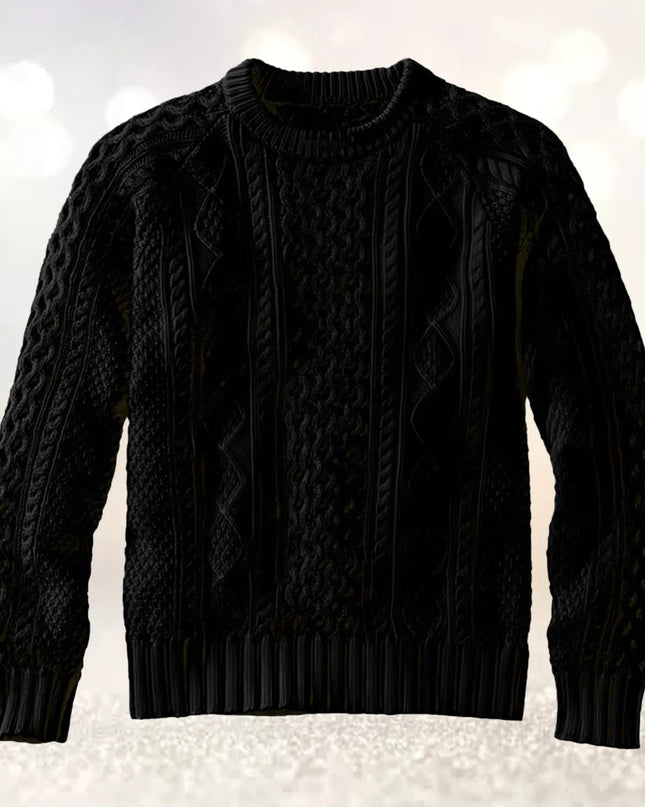 Men's Thick Woolen Knit Sweater
