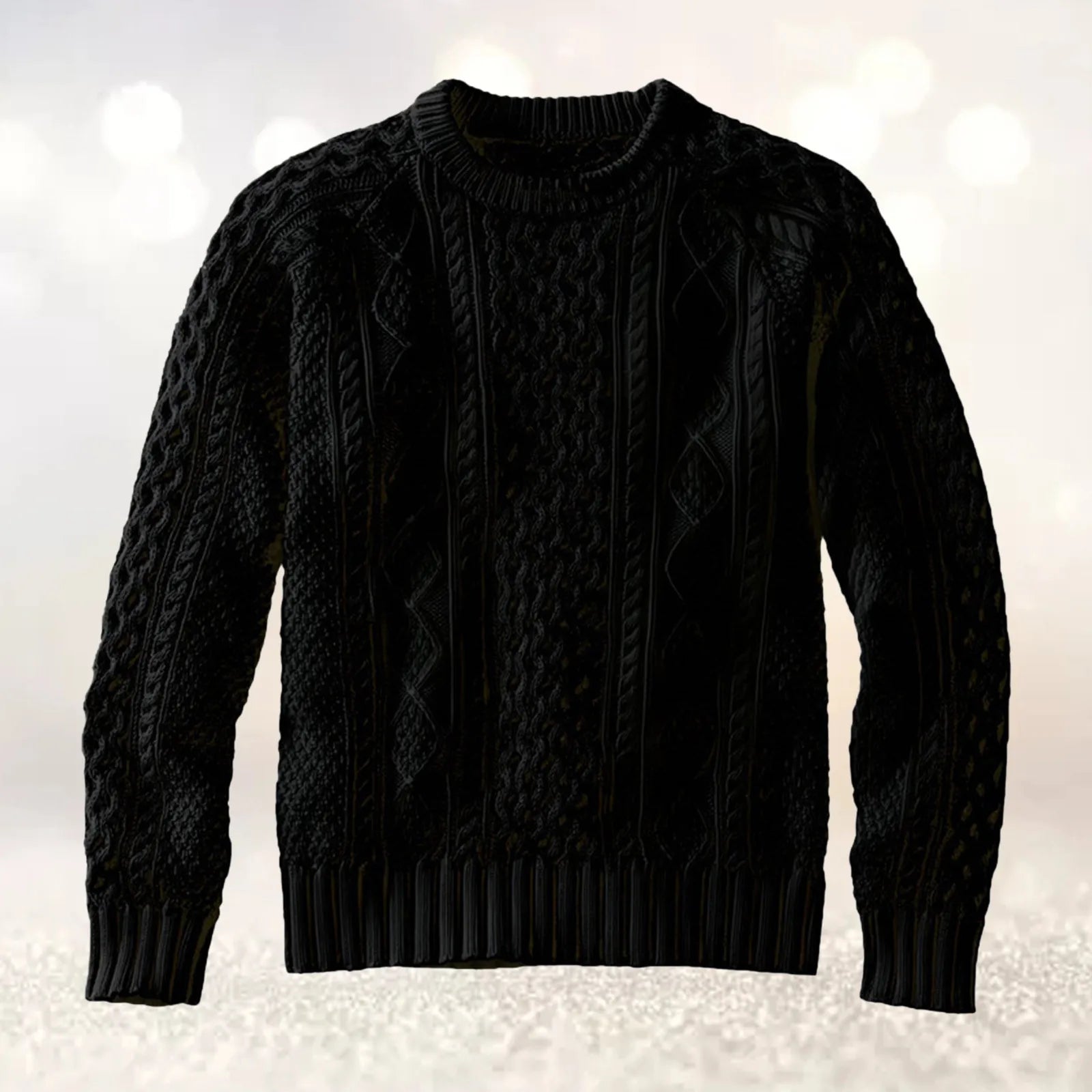Men's Thick Woolen Knit Sweater