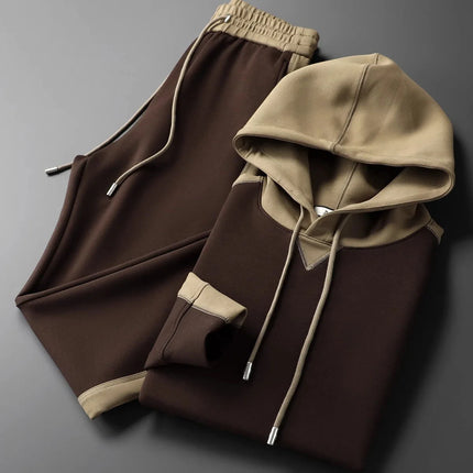Men’s Luxury Embroidered Casual Suit – Jacket & Trousers Set