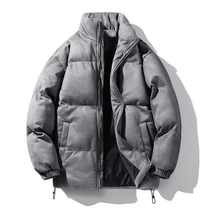 Deerskin Velvet Parka – Thick Fleece-Lined Men’s Winter Jacket