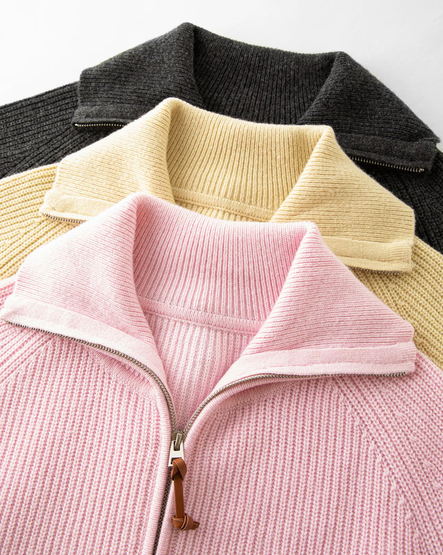 Wool-Mix Zip Vest Women