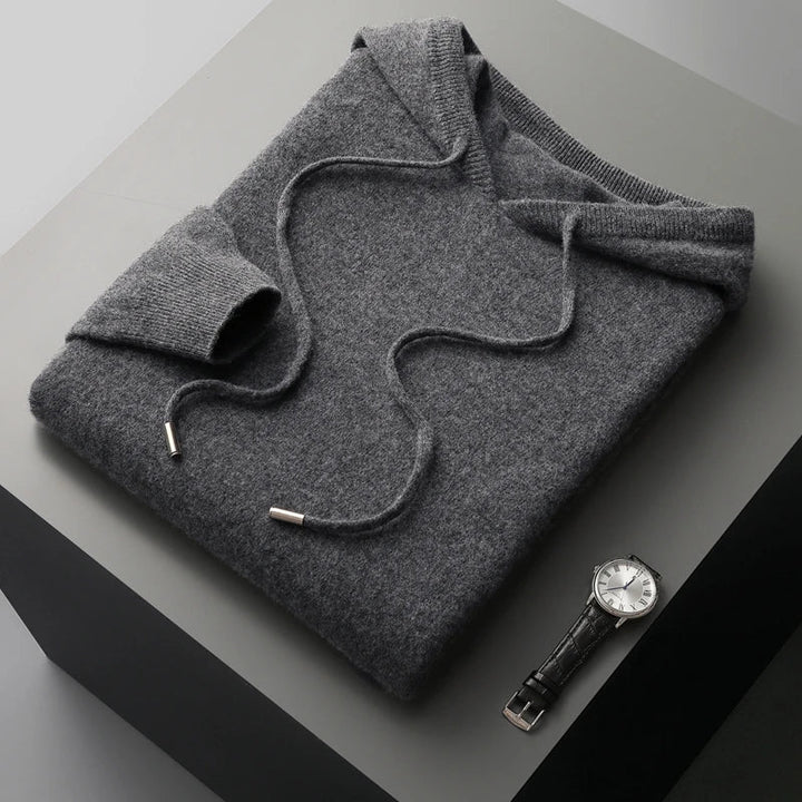 Men's Merino Wool Hoodie – Warm & Breathable