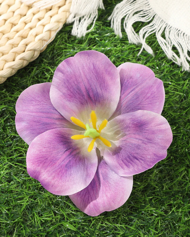 AWAYTR Bohemian Hawaiian Flower Hair Clip – Romantic Side Bash Clip for Women & Girls