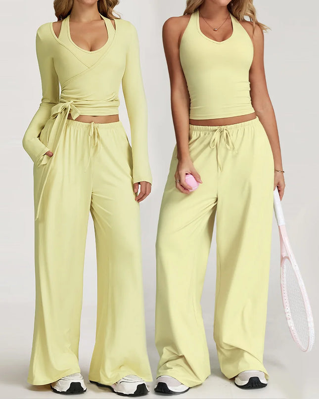 Women’s Yellow Gym Set