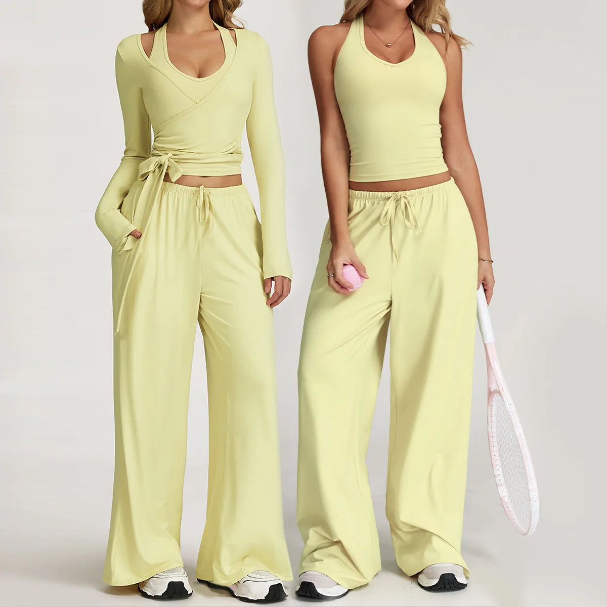 Women’s Yellow Gym Set
