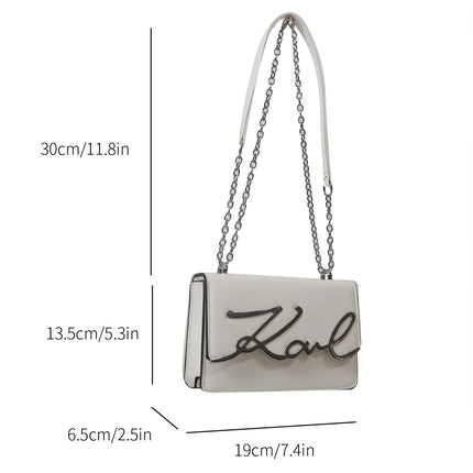 Fashionable Crossbody Bag – Solid Color Shoulder Bag