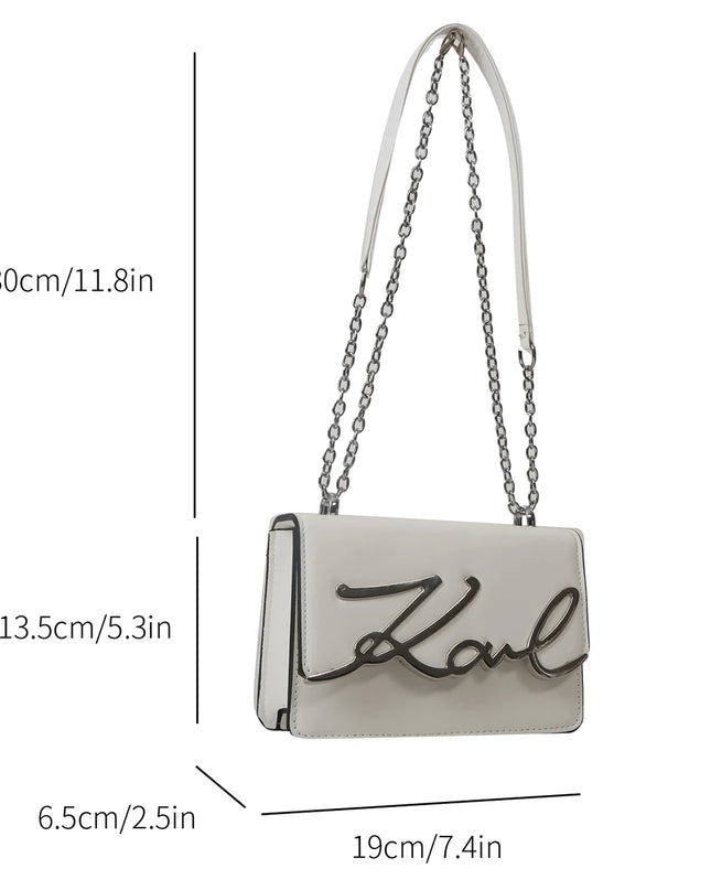 Fashionable Crossbody Bag – Solid Color Shoulder Bag
