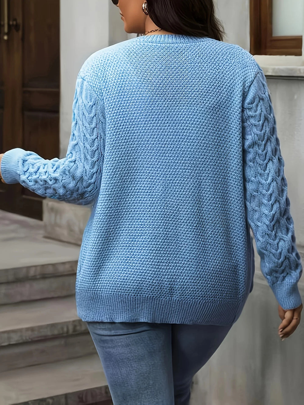 Women’s Retro Ribbed Knit Cardigan-HighTouch