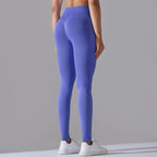 Women’s Seamless High-Waisted Cross-Over Scrunch-Butt Leggings – Lift & Shape-HighTouch