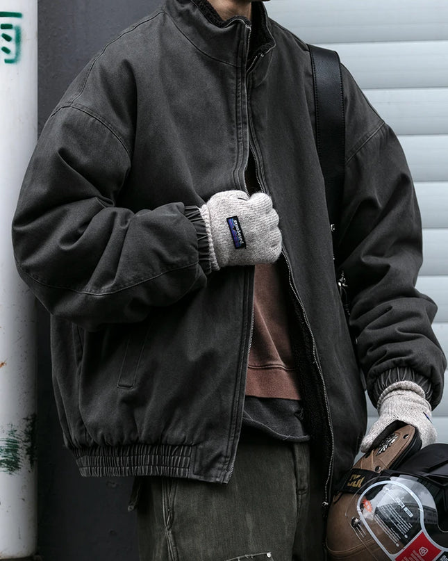 Japanese Vintage Polar Fleece Jacket Men