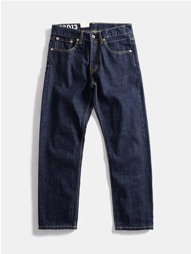 Heavy-weight Original Colour “Red Ear” Straight-Leg Jeans