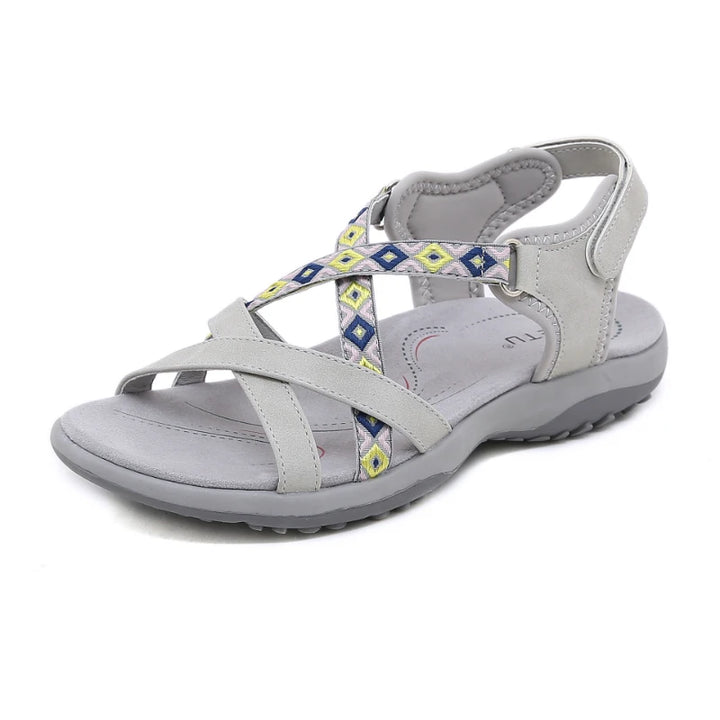 Elegant Ethnic Flat Sandals-HighTouch