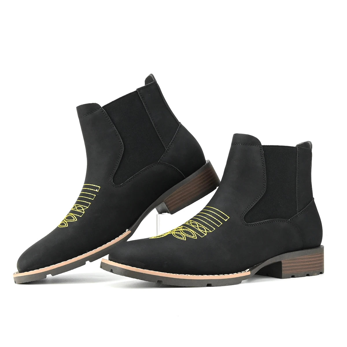 Men’s Embroidered Ankle Boots