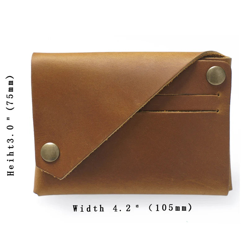 Vintage Crazy Horse Leather Wallet