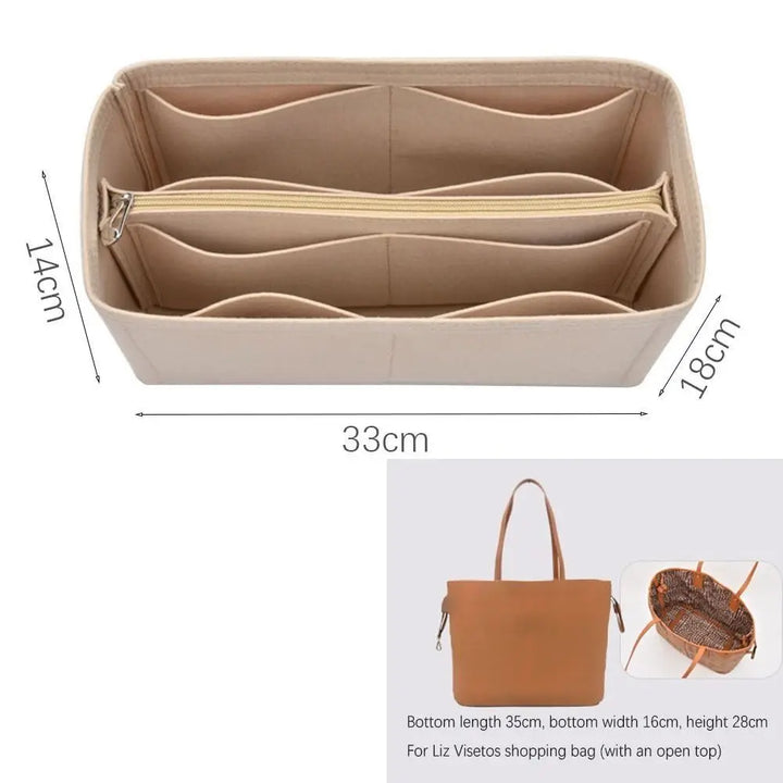 Felt Insert Liner for Liz Visetos Tote-HighTouch