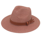 Breathable Straw Panama Sun Hat-HighTouch